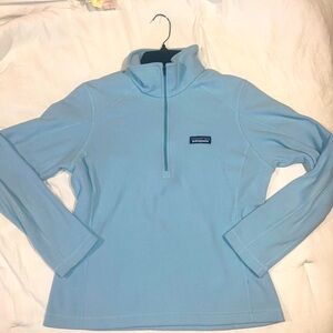 Blue Size small fleece Patagonia half zip